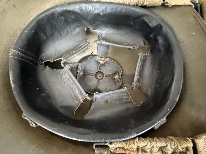 Belgium Piron Brigade Helmet 1939 - Nice Used Condition