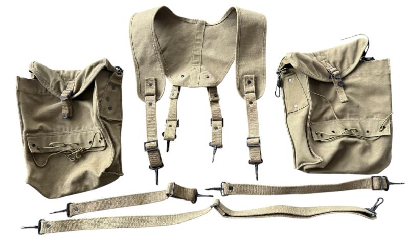 U.S. Medic Pack With Pouches, Yoke and Straps - Nice Used Condition