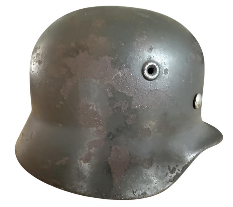 WH (Heer) M35 Single Decal Helmet - Nice Used Condition
