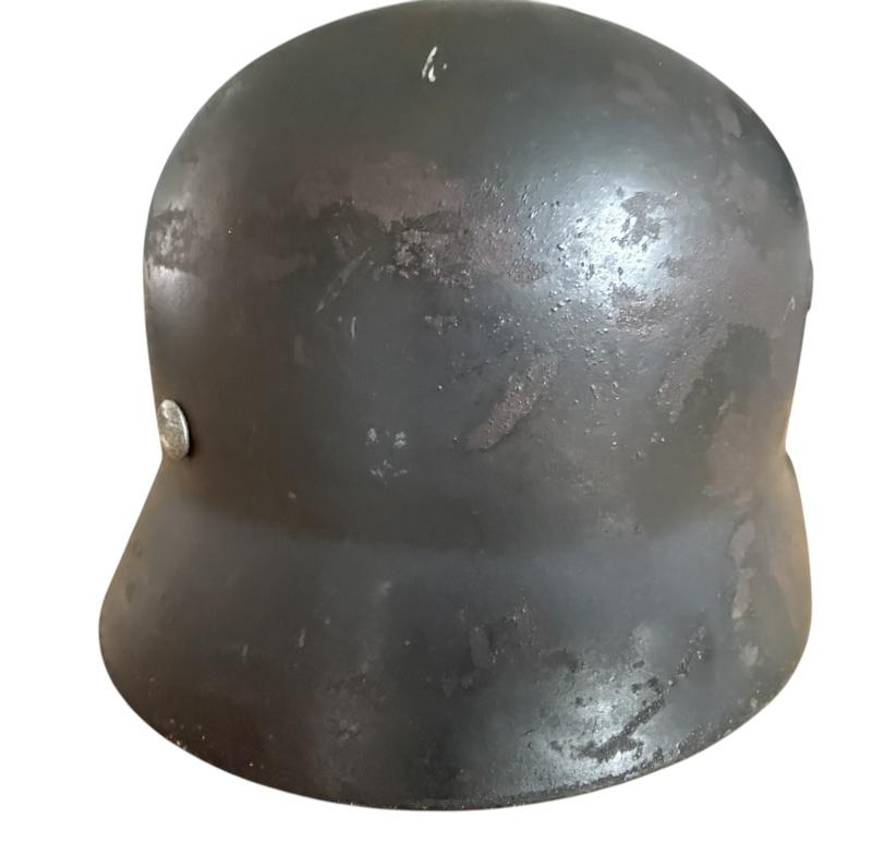 WH (Heer) M35 Single Decal Helmet - Nice Used Condition