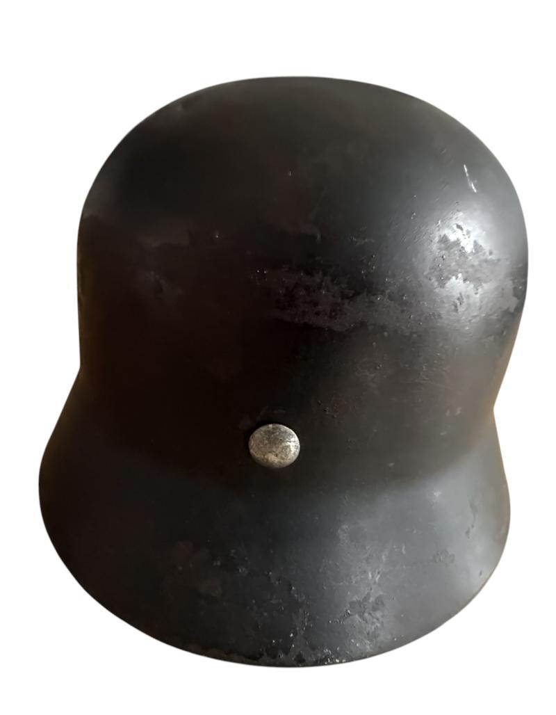 WH (Heer) M35 Single Decal Helmet - Nice Used Condition