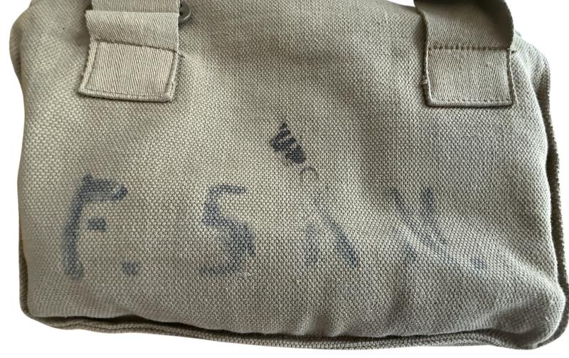 British (Airborne) Shell Dressing Bag 1942 Complete With Contents-Nice UsedCondition