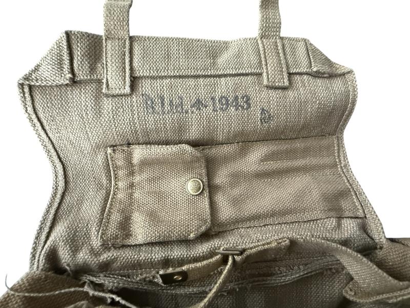 British (Airborne) 1937 Pattern Surgical Haversack 1943 - Nice Used Condition
