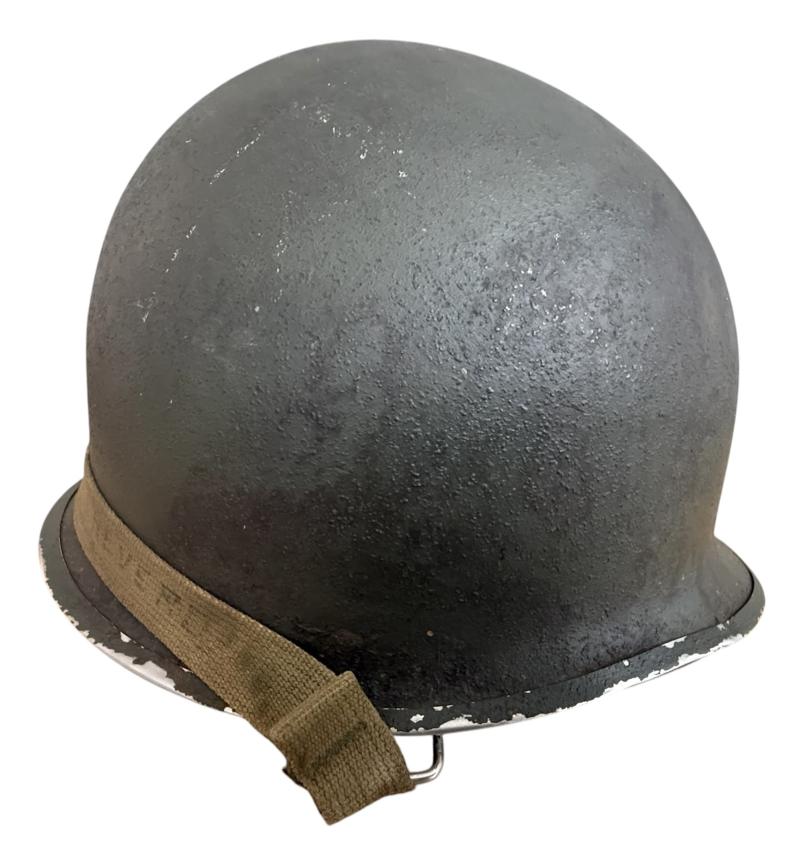 U.S. M1 Helmet Swivel Bale Fitted With M1 Westinghouse Liner - Nice Used Condition
