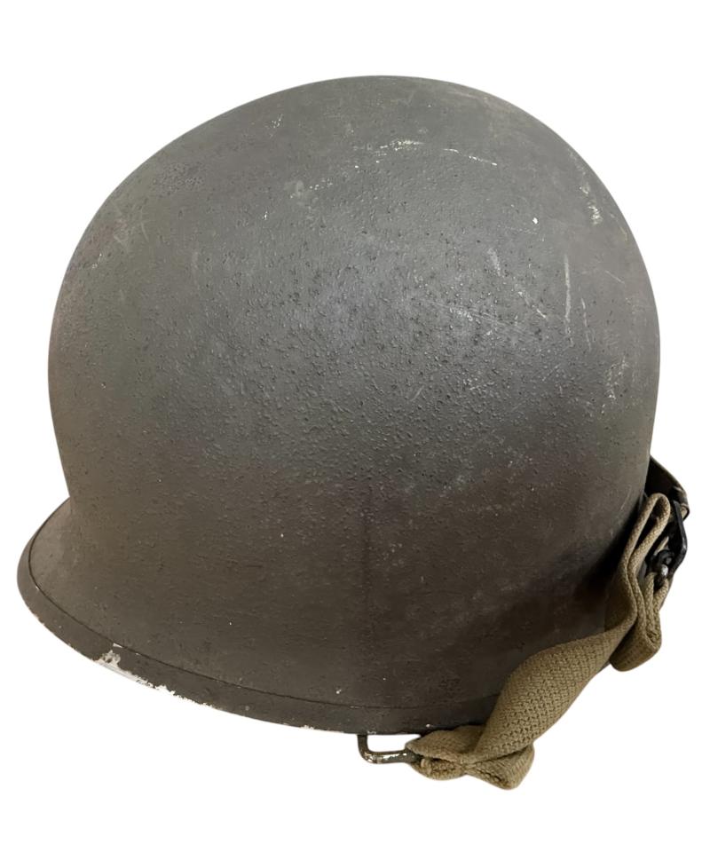 U.S. M1 Helmet Swivel Bale Fitted With M1 Westinghouse Liner - Nice Used Condition