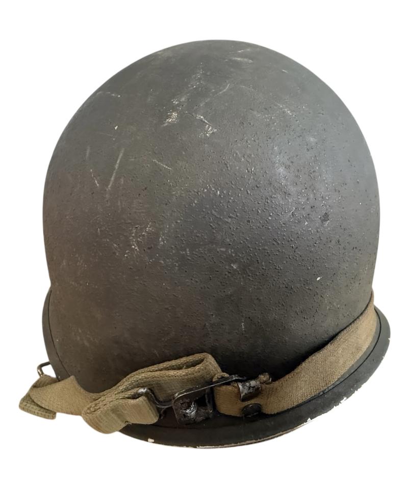 U.S. M1 Helmet Swivel Bale Fitted With M1 Westinghouse Liner - Nice Used Condition