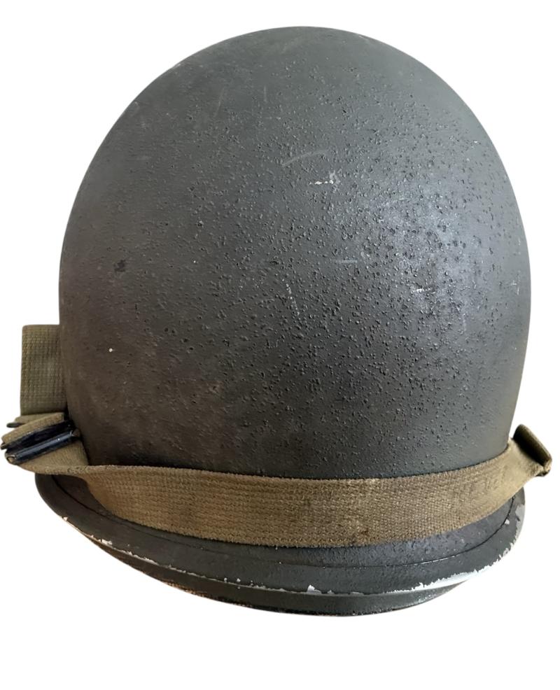 U.S. M1 Helmet Swivel Bale Fitted With M1 Westinghouse Liner - Nice Used Condition