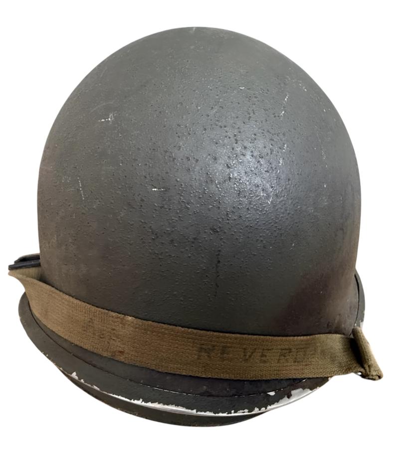 U.S. M1 Helmet Swivel Bale Fitted With M1 Westinghouse Liner - Nice Used Condition