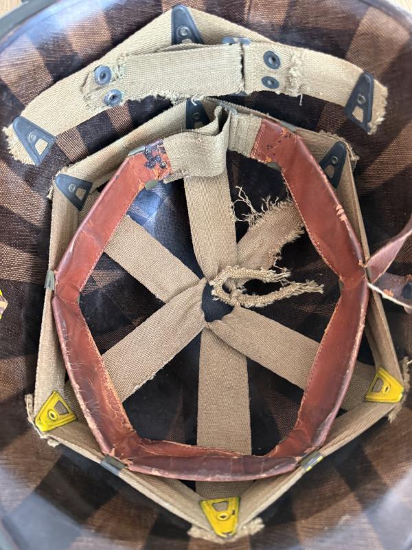 U.S. M1 Helmet Swivel Bale Fitted With M1 Westinghouse Liner - Nice Used Condition