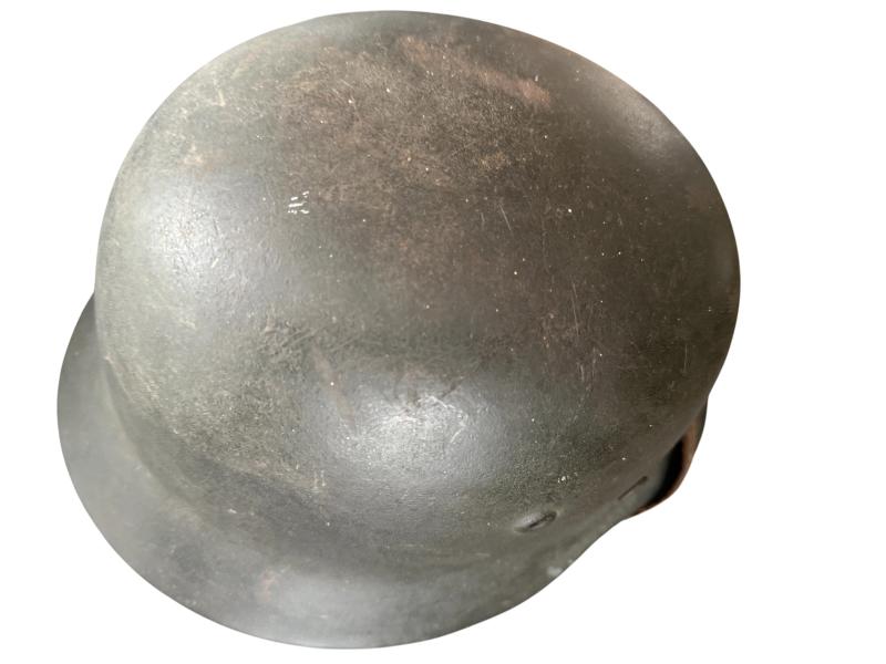 WH (HEER) Single Decal M40 Combat Helmet - Nice Used Condition