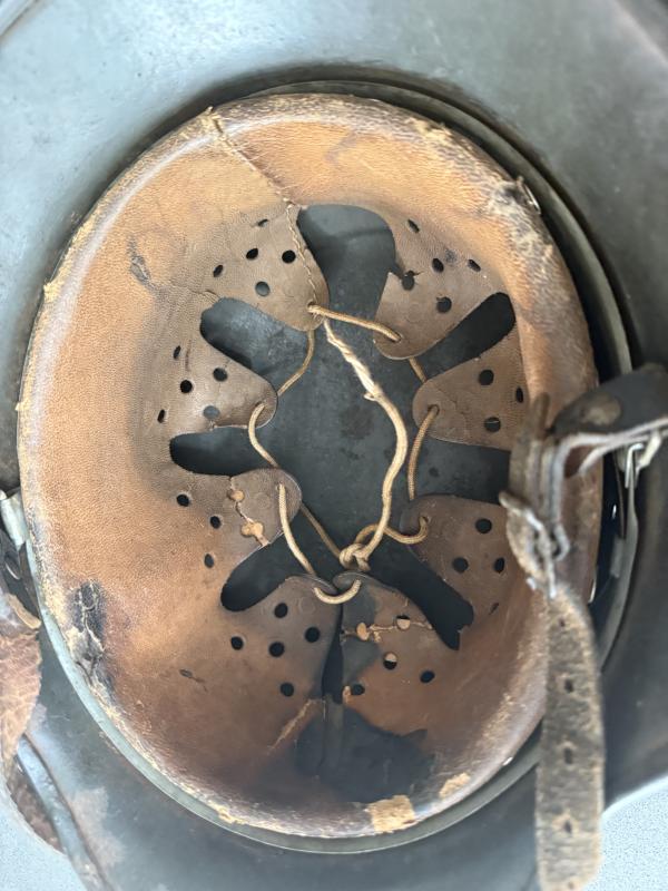 WH (HEER) Single Decal M40 Combat Helmet - Nice Used Condition