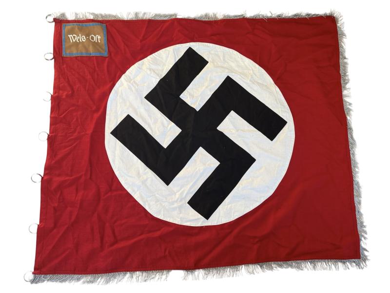 NSDAP Ortsgruppe 'Wels' Flag - Nice Used Condition