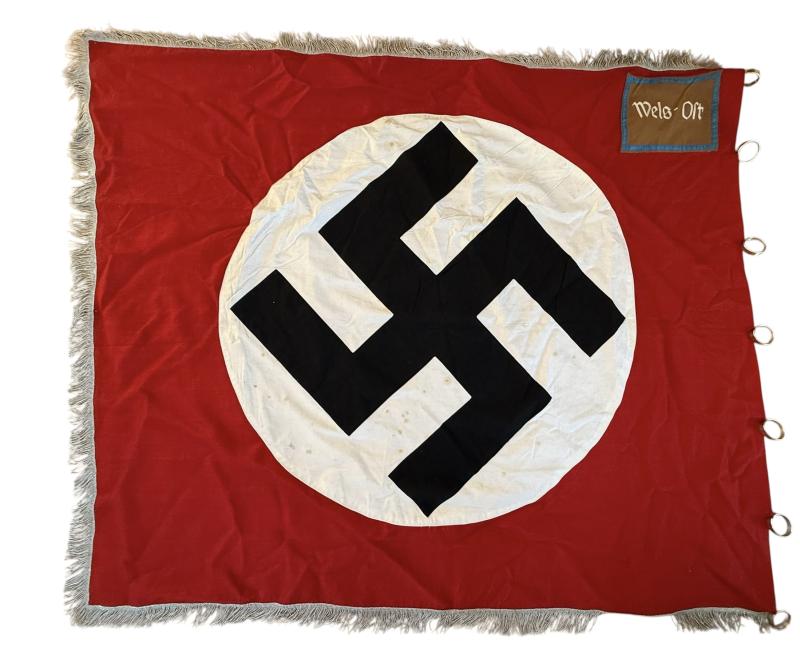 NSDAP Ortsgruppe 'Wels' Flag - Nice Used Condition