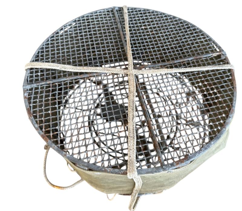 Original U.S. WWII Airborne Parachute Pigeon Cage Drop Cage Basket