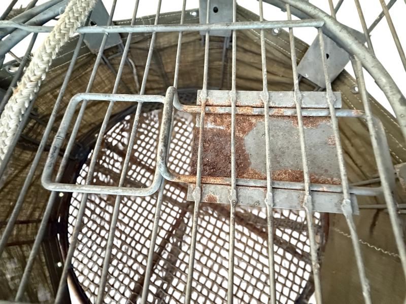 Original U.S. WWII Airborne Parachute Pigeon Cage Drop Cage Basket