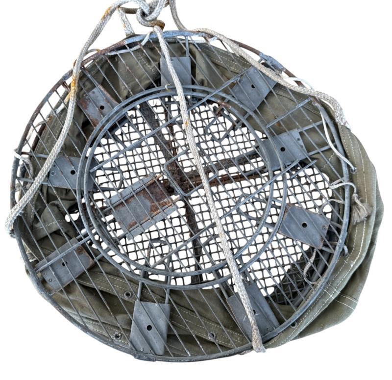 Original U.S. WWII Airborne Parachute Pigeon Cage Drop Cage Basket