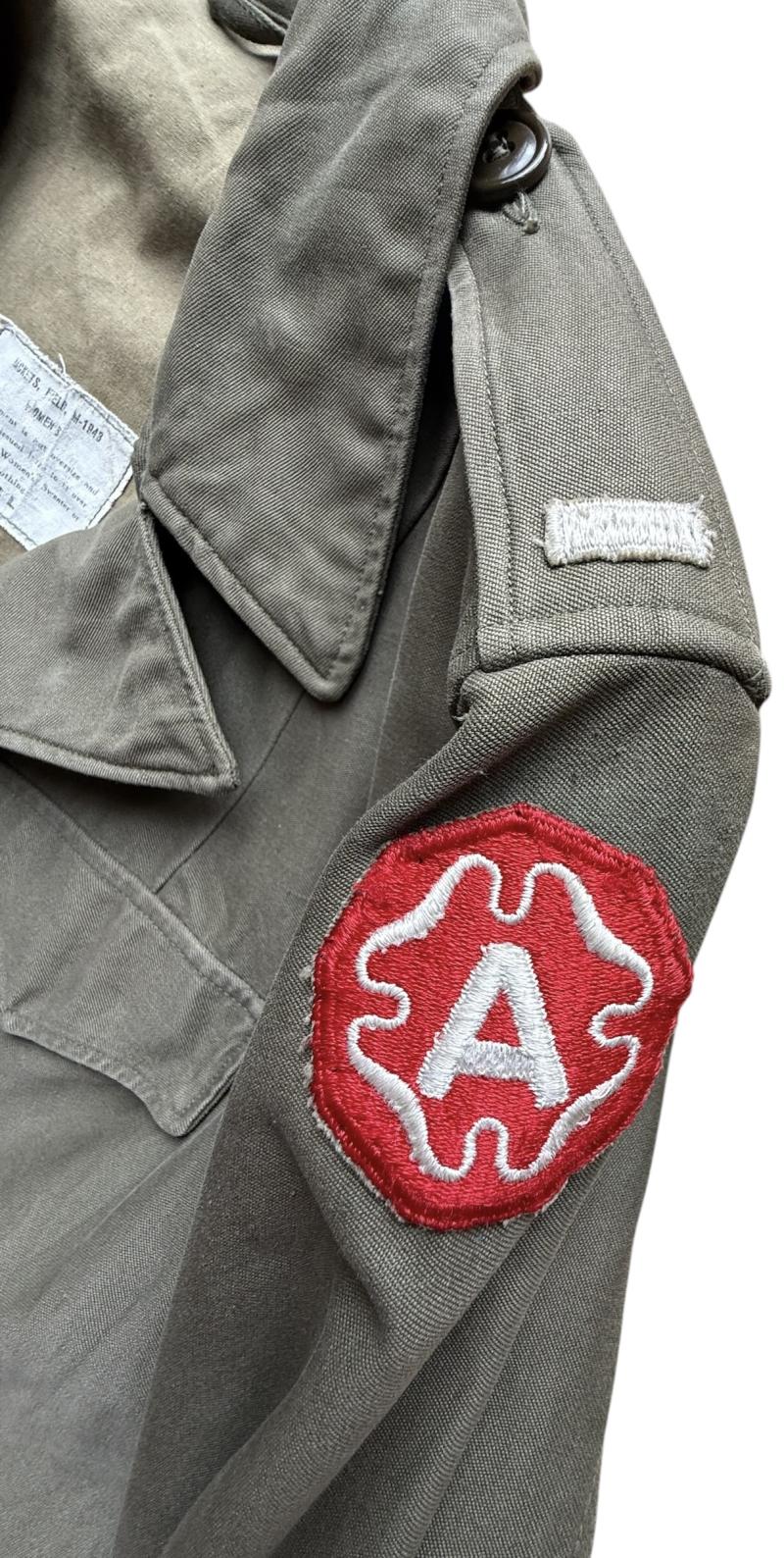 U.S. 9th Army Womans M43 Jacket Size 18L - Nice Used Condition