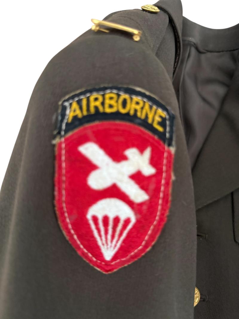 U.S. 9th Air Force Airborne Command Service Dress Named 1944 - Nice Used Condition