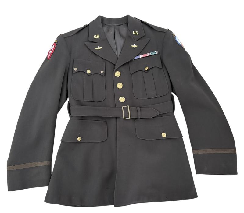 U.S. 9th Air Force Airborne Command Service Dress Named 1944 - Nice Used Condition