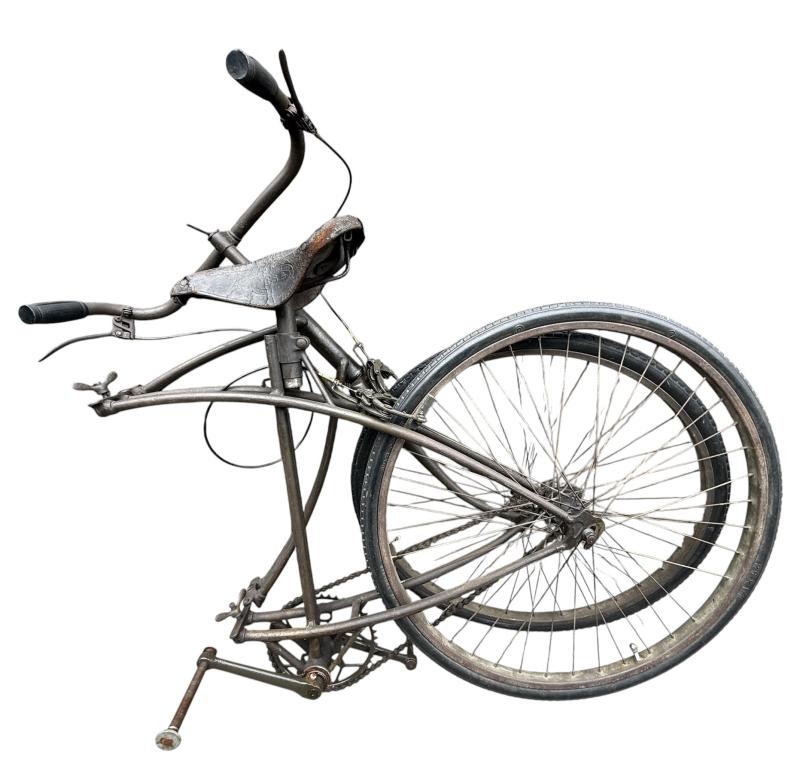 Rare 1st Pattern Double Tube Frame British (Airborne) BSA Folding Bicycle Double Tube Frame - Nice Used Condition