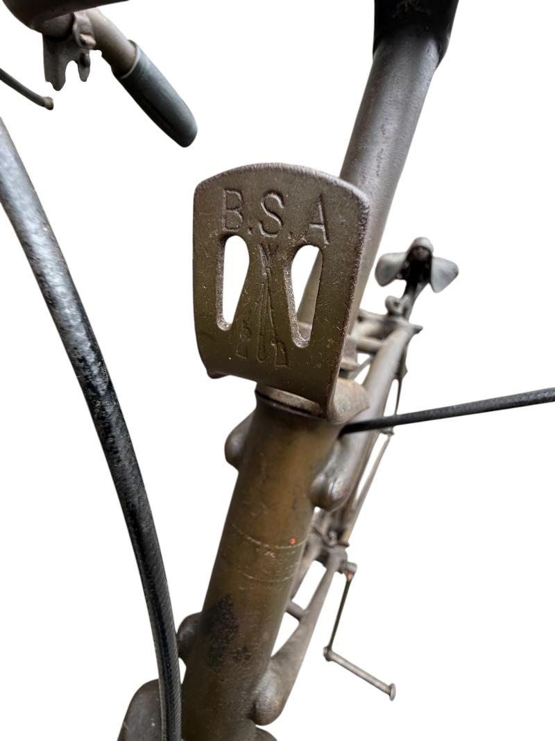 Rare 1st Pattern Double Tube Frame British (Airborne) BSA Folding Bicycle Double Tube Frame - Nice Used Condition