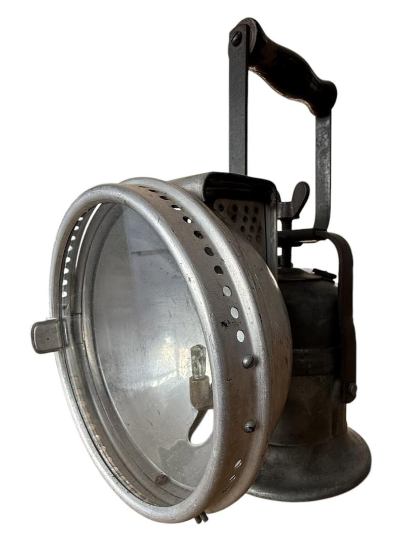 'Deutsche Reichsbahn' Carbide Lantern 1942 - Nice Used Condition