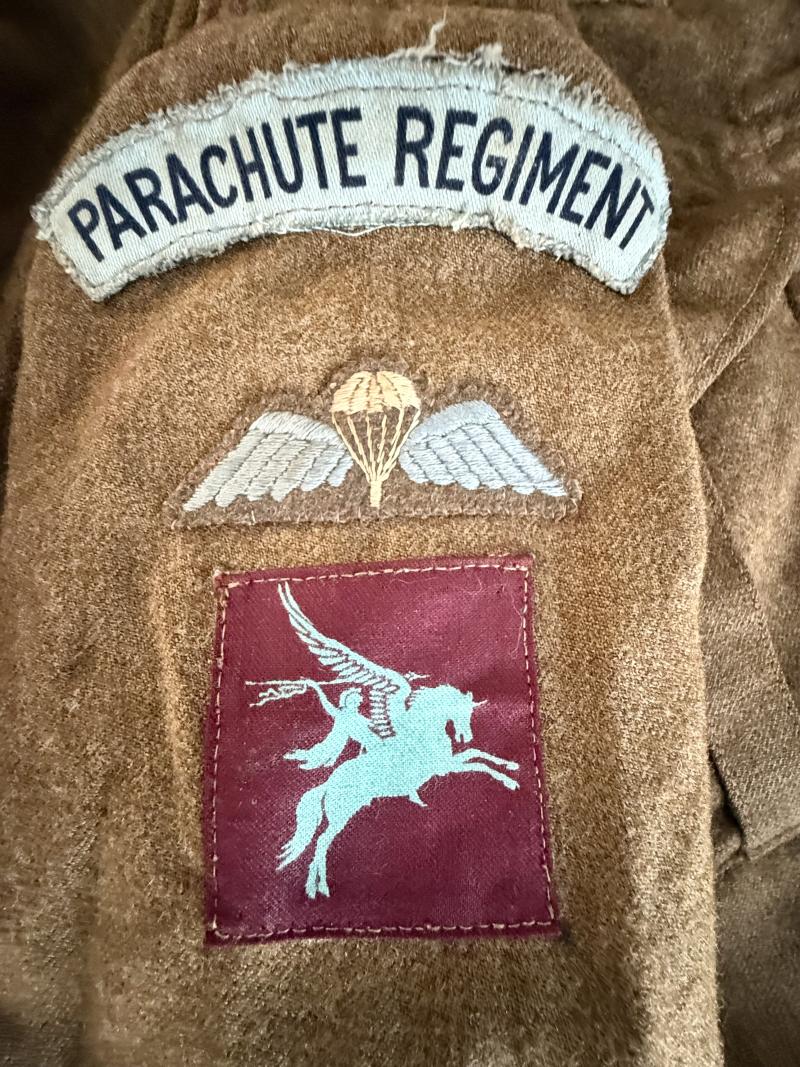 British (Airborne) Parachute Regiment Battle Dress Jacket - Nice Used Condition