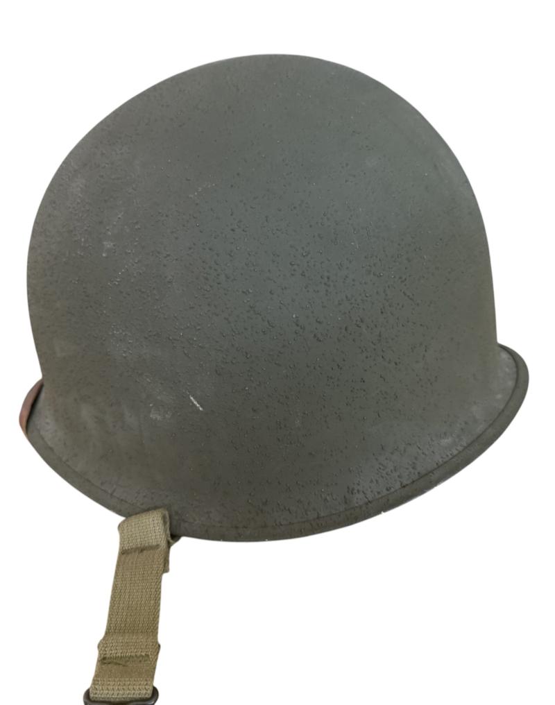 U.S. M1 Helmet Fitted With Seaman Paper Company liner - Near Mint Condition