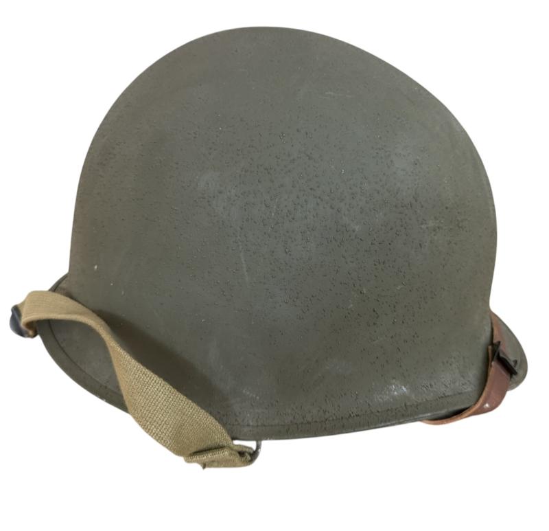 U.S. M1 Helmet Fitted With Seaman Paper Company liner - Near Mint Condition
