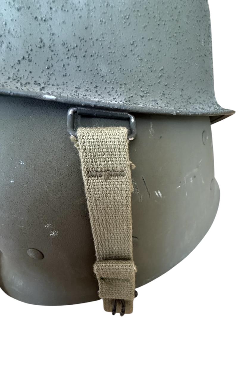 U.S. M1 Helmet Fitted With Seaman Paper Company liner - Near Mint Condition