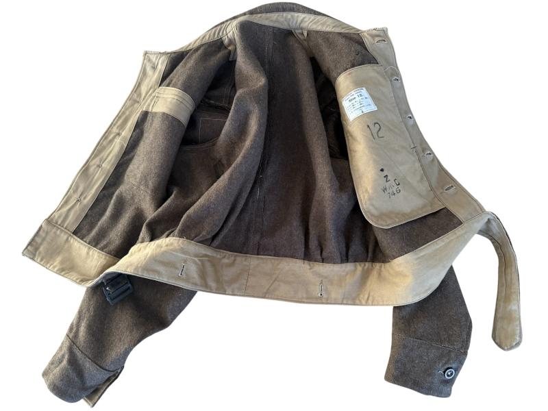 British 1940 Pattern Battle Dress Badged To Glider Pilot - Nice Used Condition