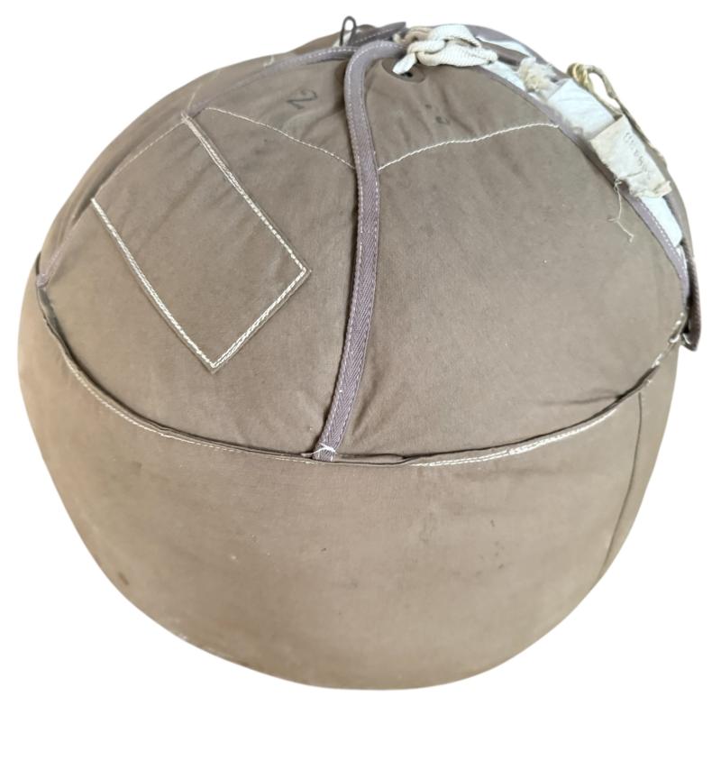 British (Airborne) Rare White Container Parachute Complete With Lines - Nice Used Condition