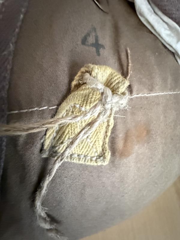 British (Airborne) Rare White Container Parachute Complete With Lines - Nice Used Condition