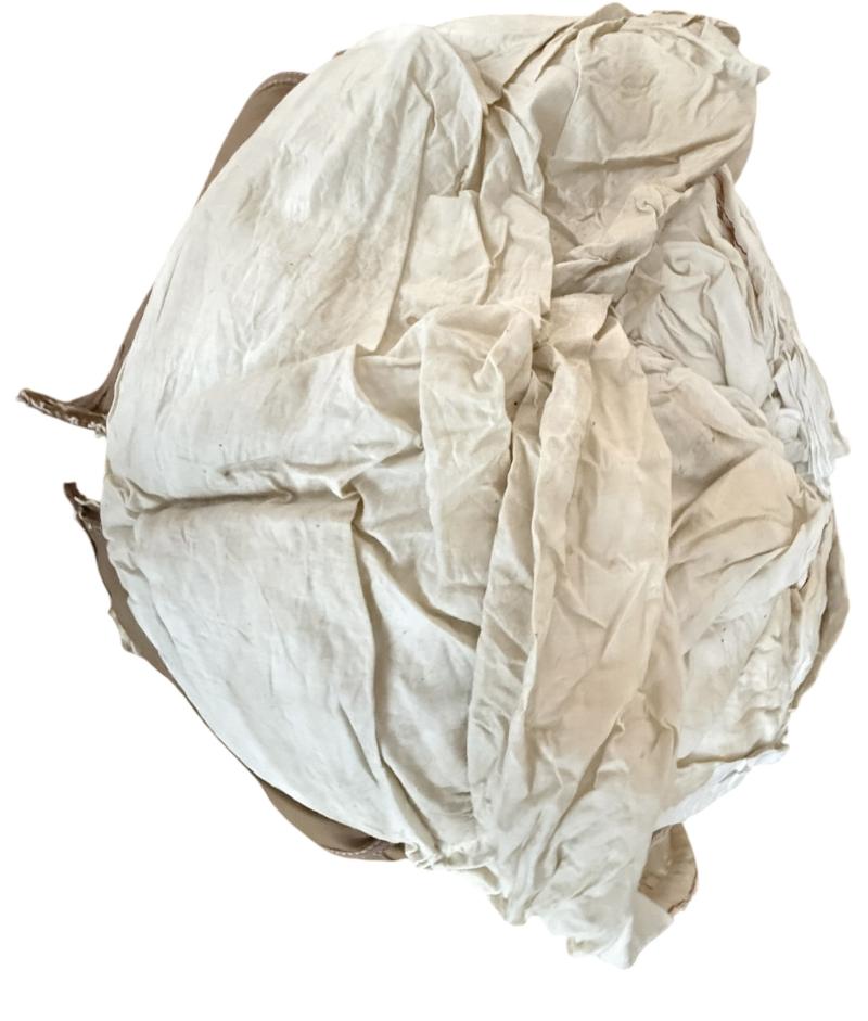 British (Airborne) Rare White Container Parachute Complete With Lines - Nice Used Condition