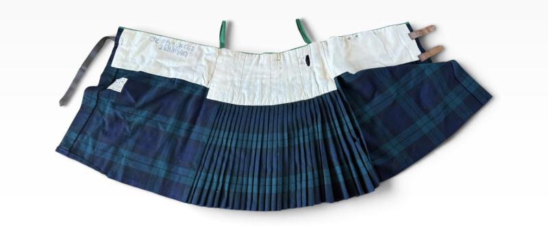 Black Watch (Royal Highland Regiment) Kilt Size 18 - Nice Used Condition