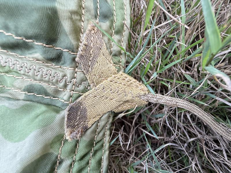 U.S. Airborne T-5 Parachute Camouflaged Canopy - Nice Used Condition