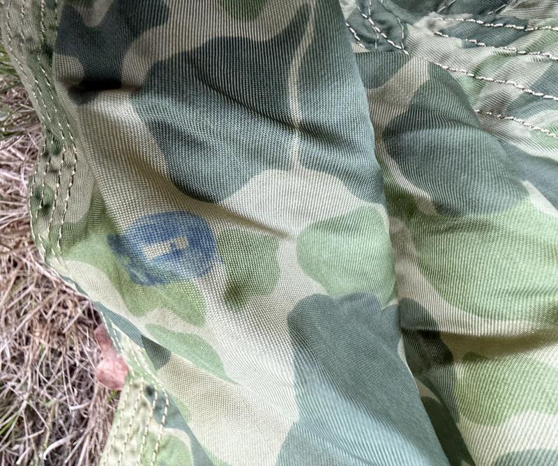 U.S. Airborne T-5 Parachute Camouflaged Canopy - Nice Used Condition