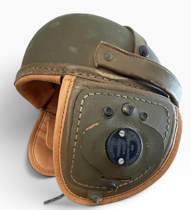 U.S. Tank i.e. Crash Helmet Complete With Earphones And Goggles -Unussued Condition