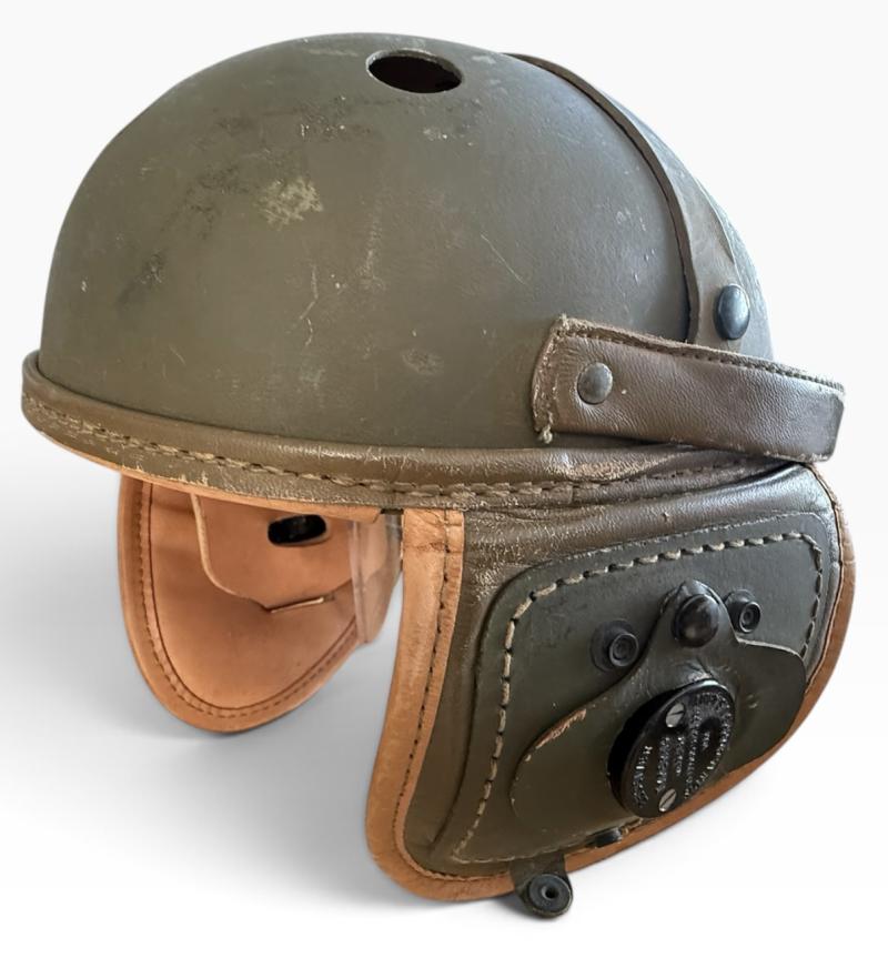 U.S. Tank i.e. Crash Helmet Complete With Earphones And Goggles -Unussued Condition