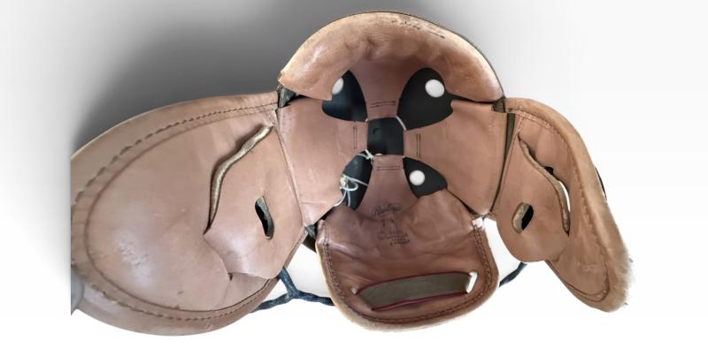 U.S. Tank i.e. Crash Helmet Complete With Earphones And Goggles -Unussued Condition