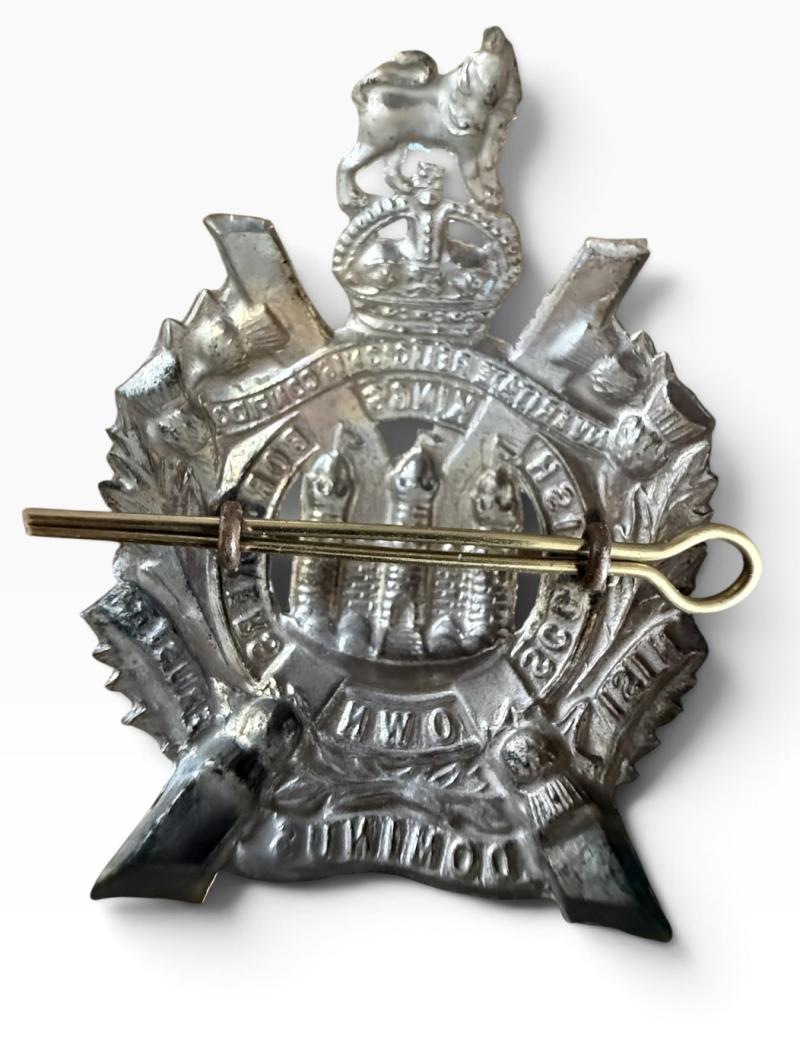British (Airborne) Kings Own Scottish Border Regiment Cap Badge - Nice Used Condition
