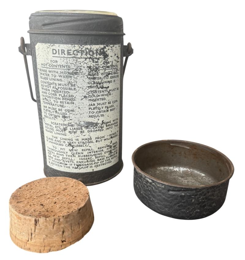 British (Airborne) Thermos Flask 1944 - Nice Used Condition