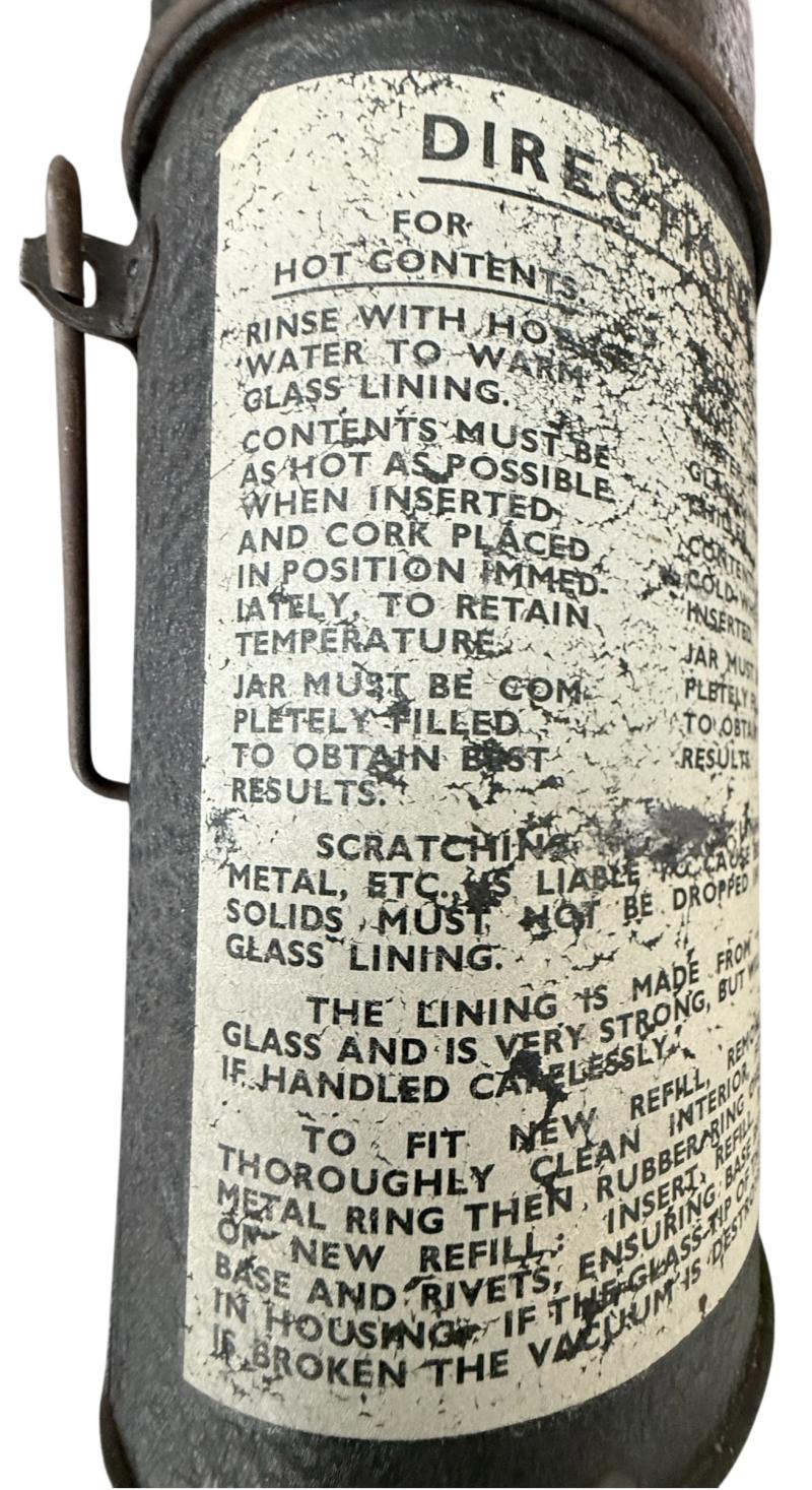 British (Airborne) Thermos Flask 1944 - Nice Used Condition
