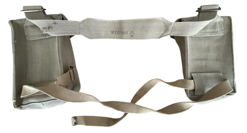 1937 Pattern Webbing Bren Gun Pouches MeCo 1942 - Near Mint Condition
