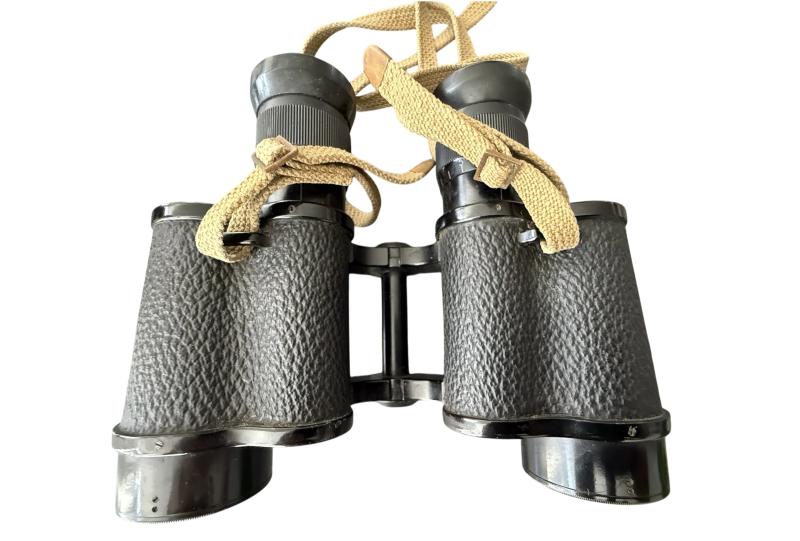 British 1937 Pattern Binocular Case 1939 & Binoculars 1938 - Nice Used Condition