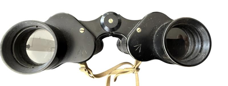 British 1937 Pattern Binocular Case 1939 & Binoculars 1938 - Nice Used Condition