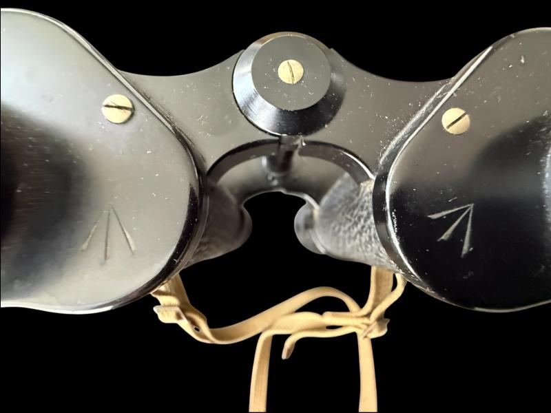 British 1937 Pattern Binocular Case 1939 & Binoculars 1938 - Nice Used Condition