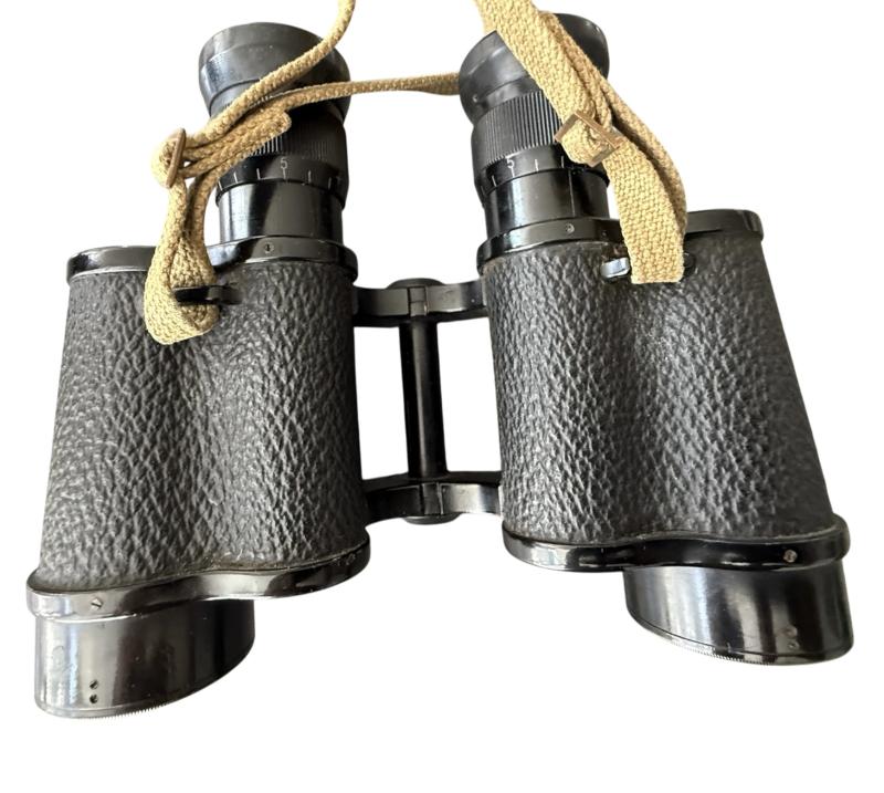 British 1937 Pattern Binocular Case 1939 & Binoculars 1938 - Nice Used Condition