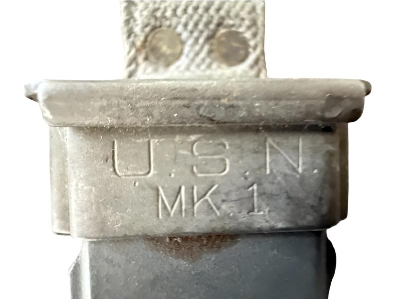 USN Mark 1 Fighting Knife by PAL with Mk1 Scabbard - Near Mint Condition