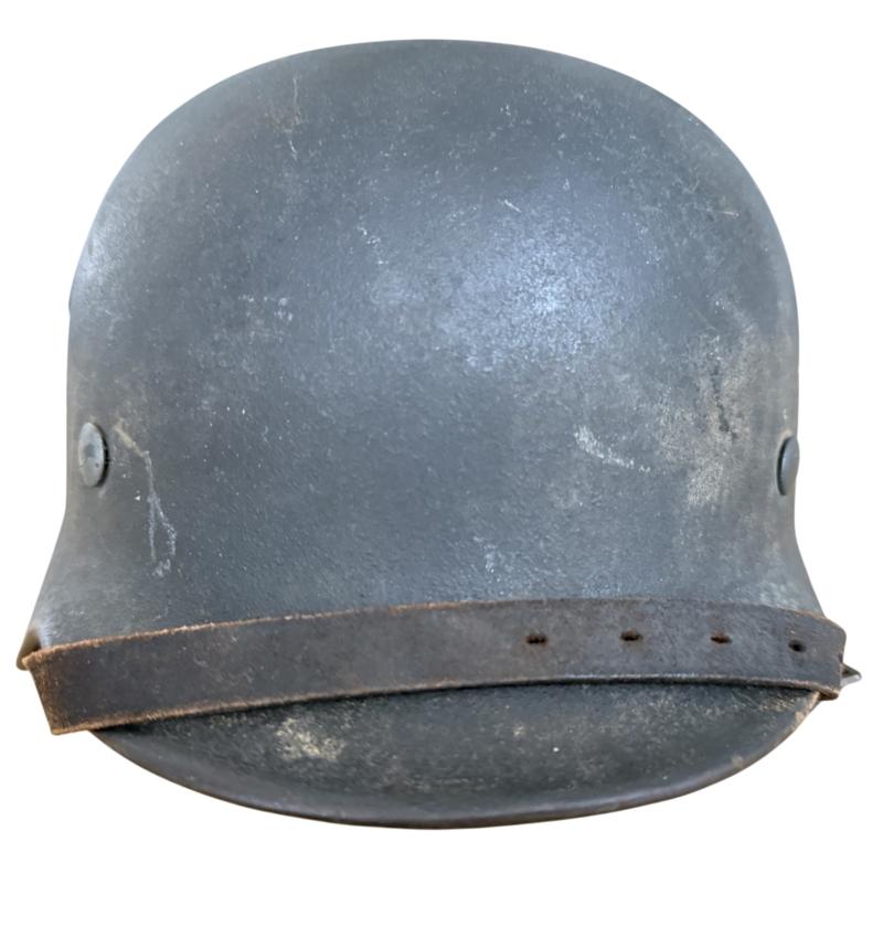 WH (LW) Single Decal M40 Combat Helmet - Nice Used Condition